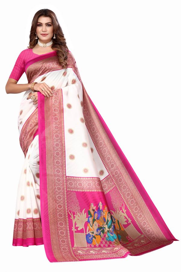 Printed Art Silk 24 Art Silk  Regular Wear New Saree Collection